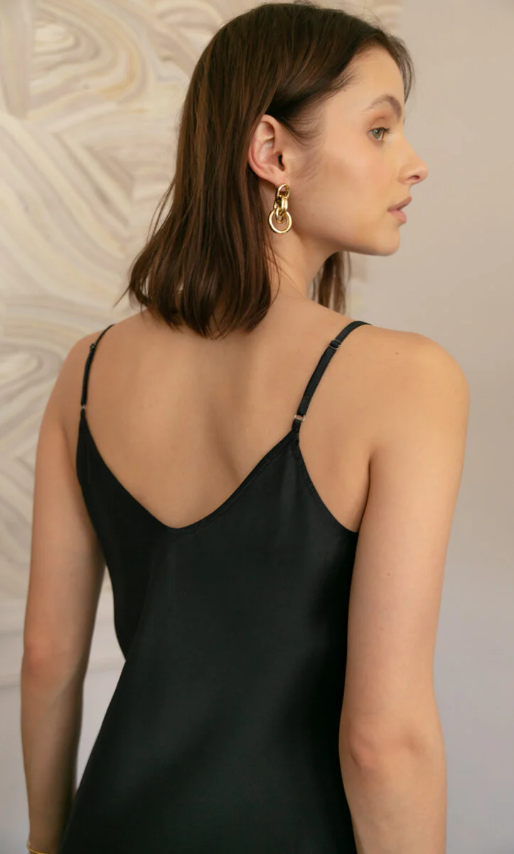 Angelina Silk Slip Dress