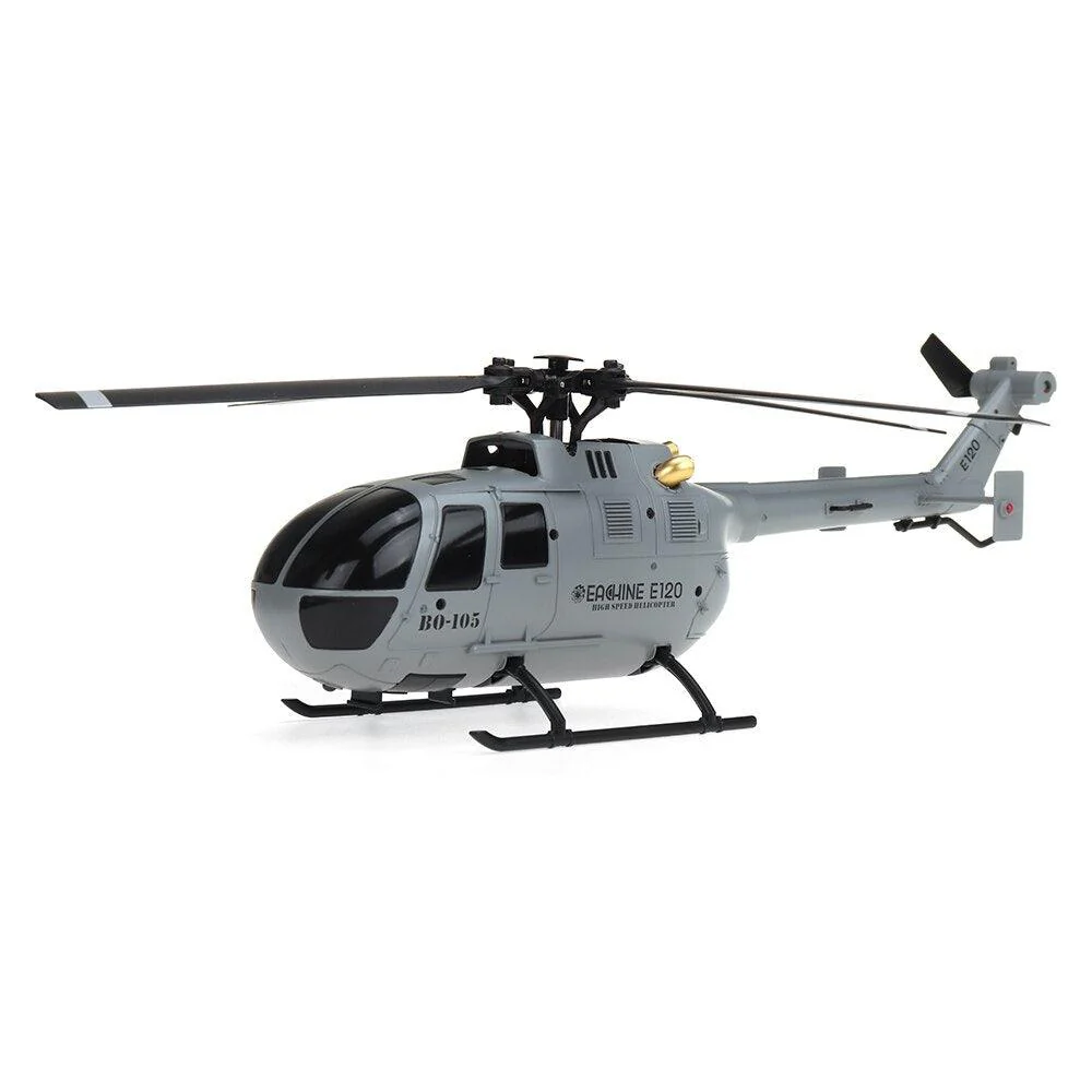 Eachine E120 RC Helicopter - 2.4G 4CH 6-Axis Gyro Optical Flow Localization Flybarless Scale Helicopter