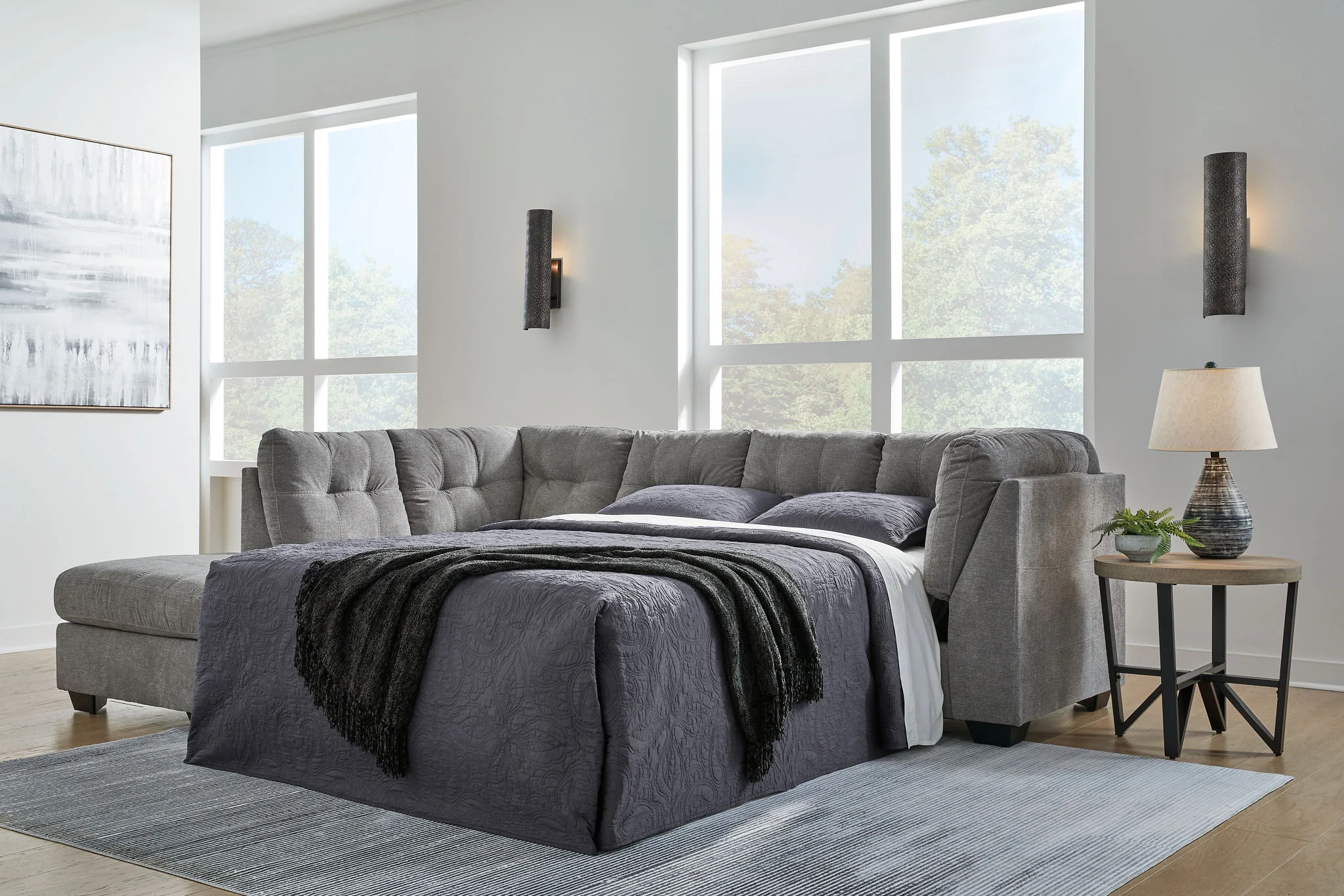 Marleton - Raf Full Sofa Sleeper - Gray