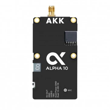 AKK Alpha 10 10W VTX - 5.8GHz 80CH  10W 7W 5W 3W 1W Power Switchable FPV Video Transmitter Support Smart Audio