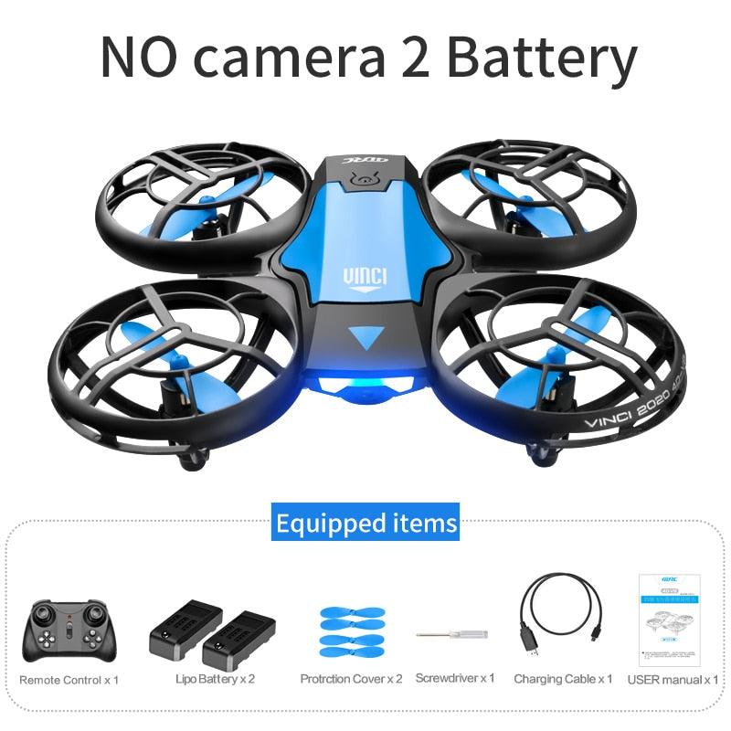 4DRC V8 Mini Drone - 4K 1080P HD Wide Angle Camera WiFi FPVDrone Height Keep Foldable Quadcopter Toy Gift
