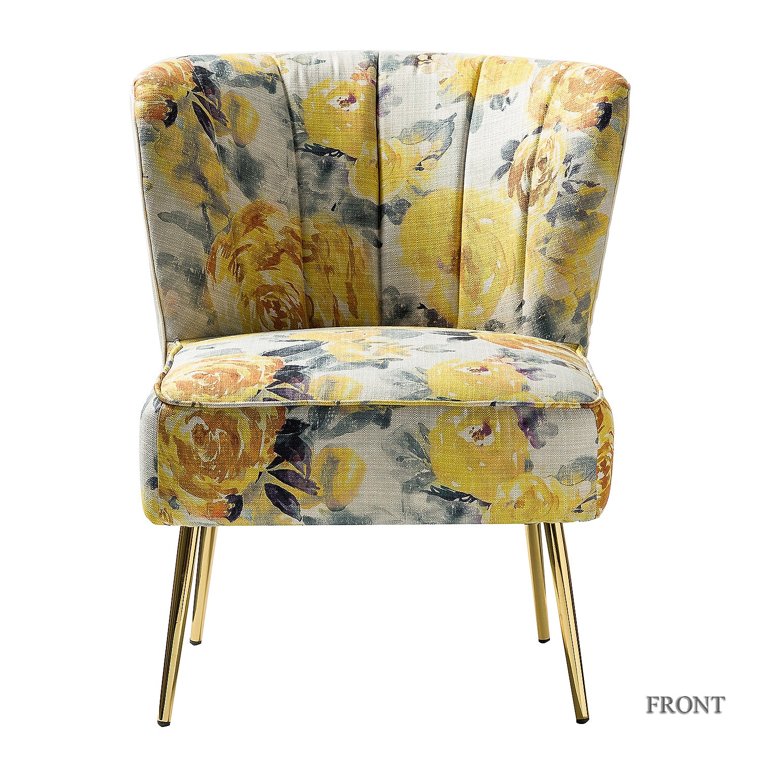 Amata Side Chair in Yellow
