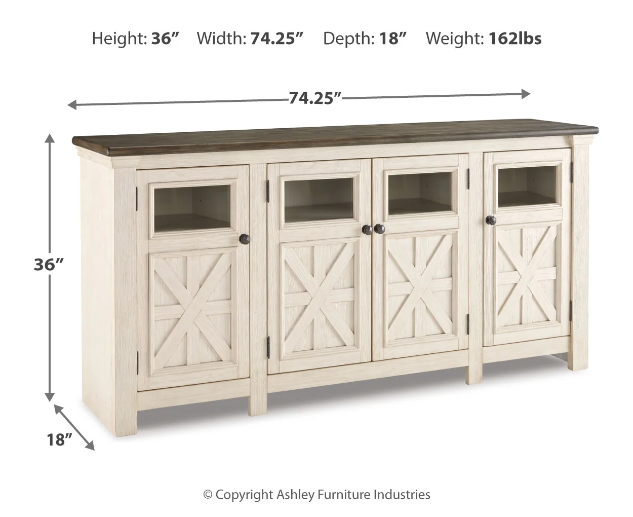 Bolanburg Extra Large TV Stand