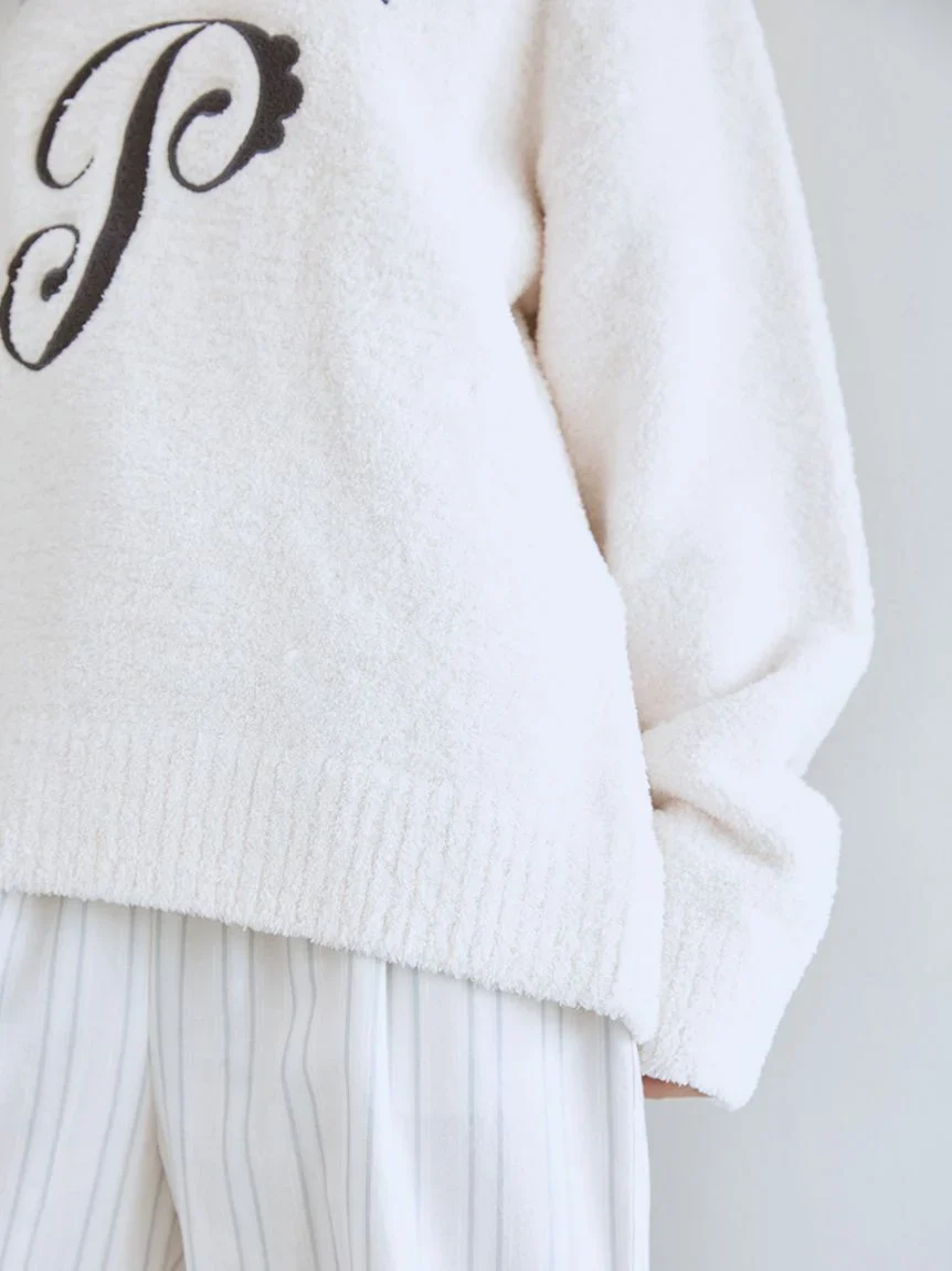 Powder Emblem Motif Pullover