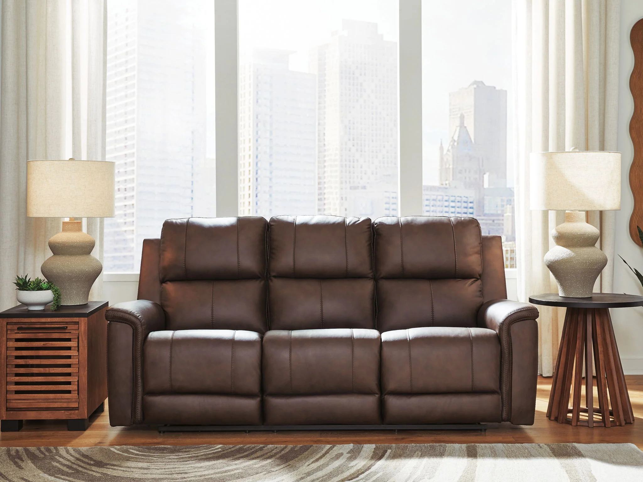 Bleckley - Power Reclining Sofa With Adjustable Headrest