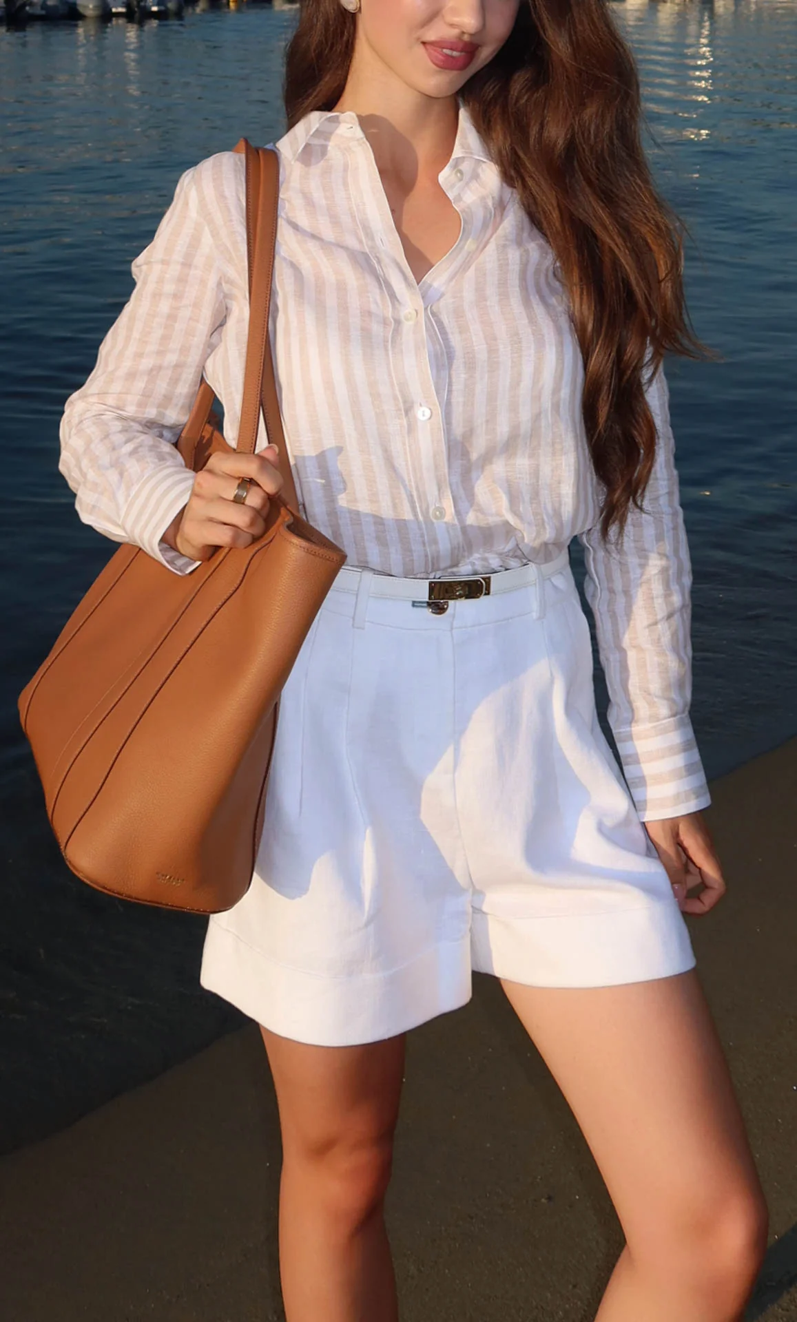 Selena Italian Linen Shorts