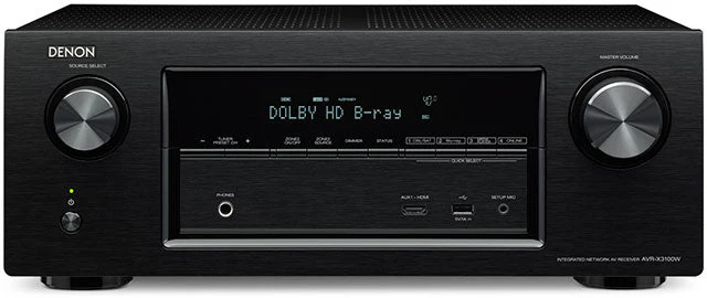 Denon AVR-X3100W 220 / 240 Volts AV Receiver Amplifier 7.2 CH 4K Bluetooh wifi airplay