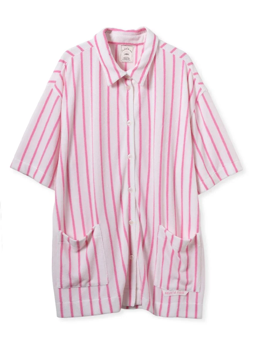 Cool-Touch Striped Pile Shirt