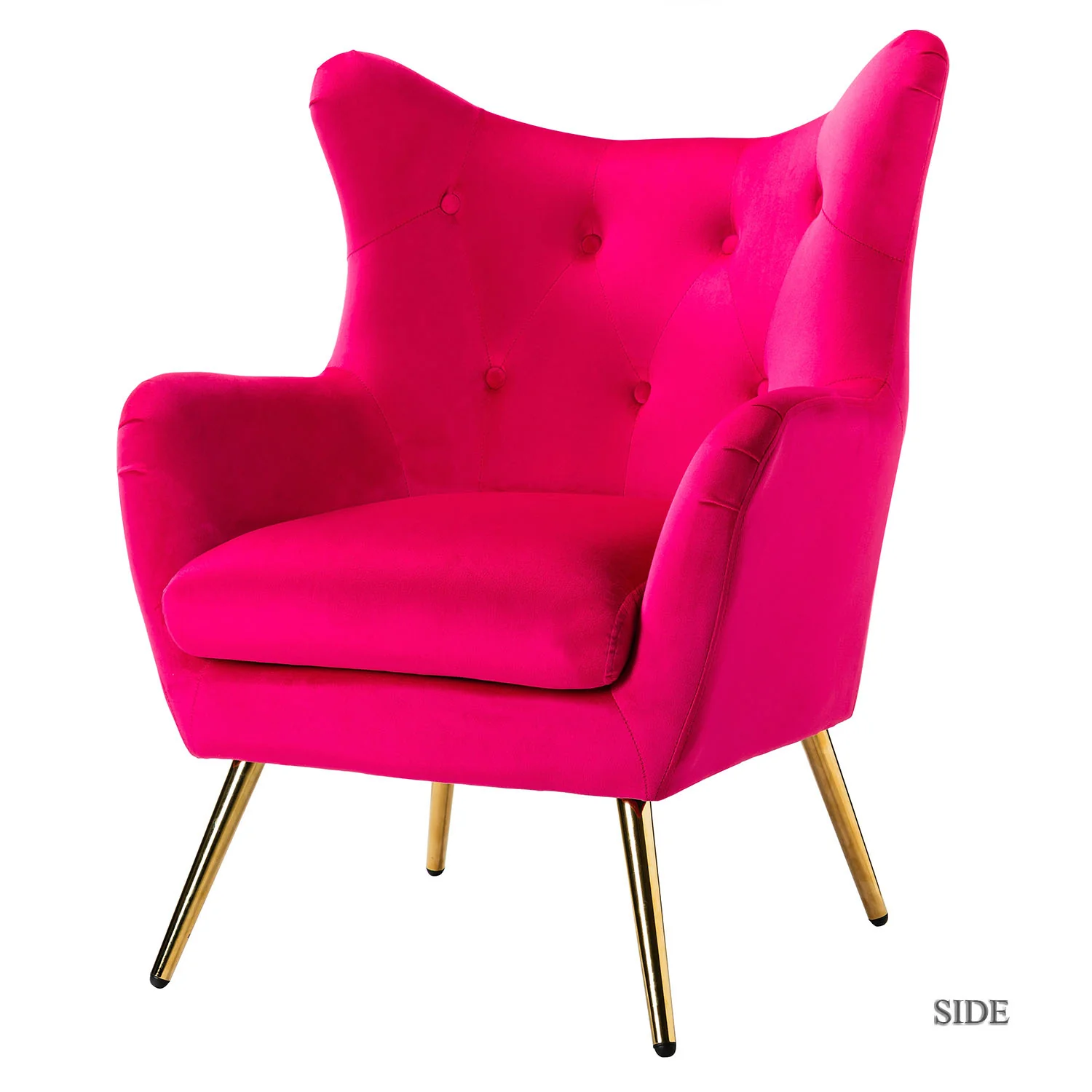 Arama Accent Chair in Fushia