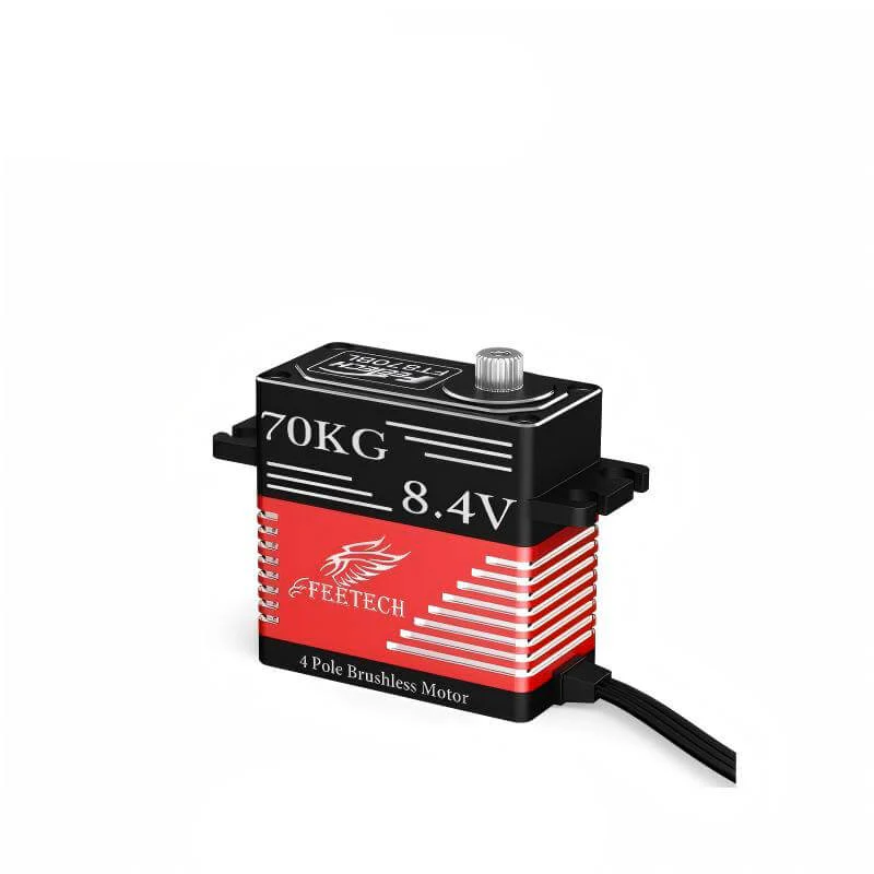 FEETECH FT870B Servo Motor, 180° Brushless, Titanium Gears, 75kg.cm @8.4V / 70kg.cm @12V, 25T 5.9mm Spline