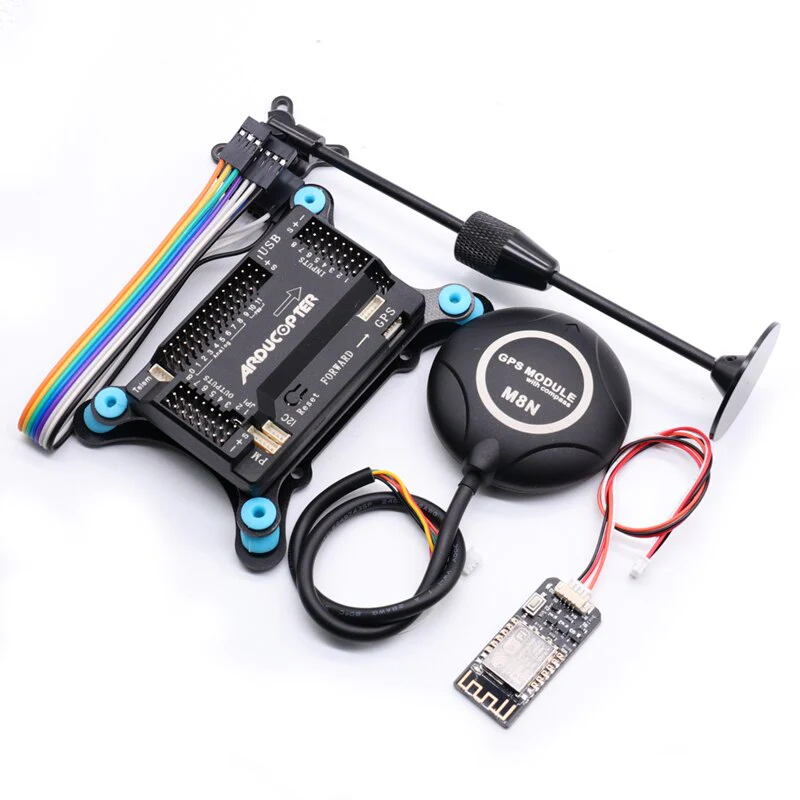 APM2.8 APM 2.8 flight controller Ardupilot +M8N GPS built-in compass +gps stand+shock absorber for RC Quadcopter Multicopter