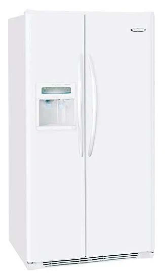 Frigidaire GLSE25V8GW 220 Volts 22.6 cu ft. White Side by Side Refrigerator 220-240 Volts