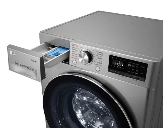 LG 220 volts Washer F4V5RYP2T 10.5 KG with Steam and Direct drive 220v 240 volts 50 hz