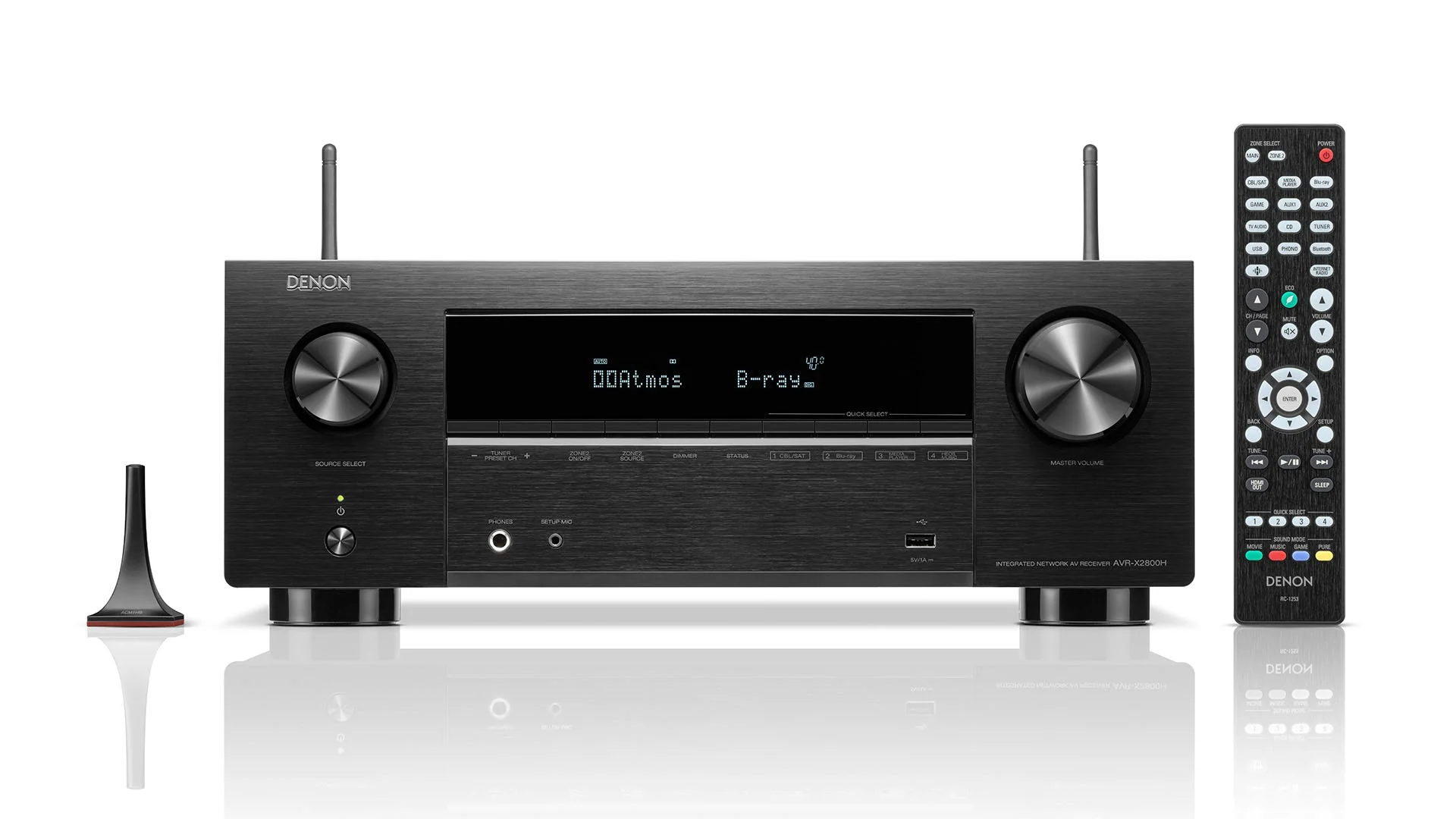 Denon AVR-X2800H 220 volt AV Receiver amplifier 7.2 Channel 8k bluetooth HEOS 220v 240 volt