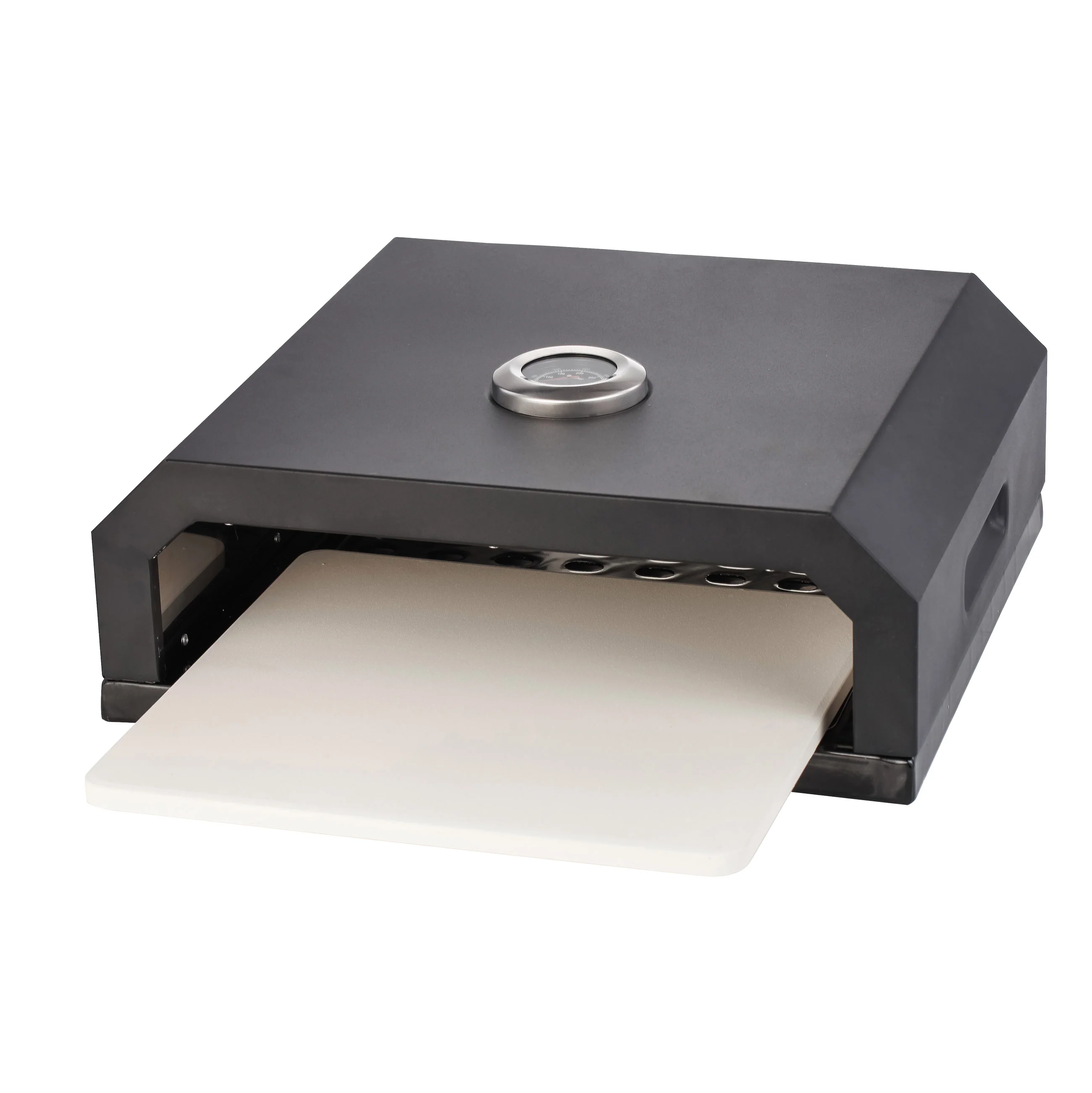 Pizza Oven Box with Built-in Thermometer