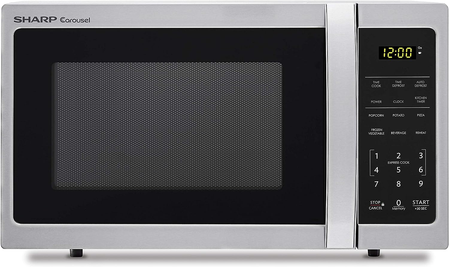 Sharp R 34CTST Silver 34 liter microwave 220 volt 50 hz