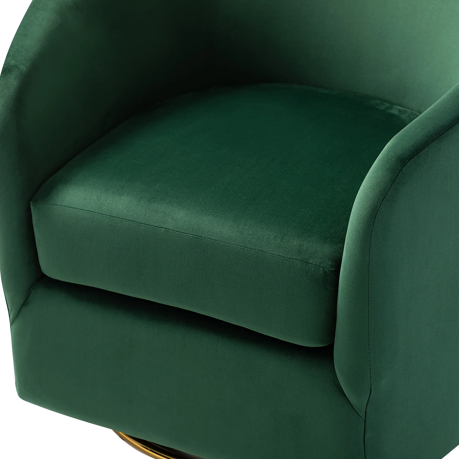 Amarante Swivel Chair in Green