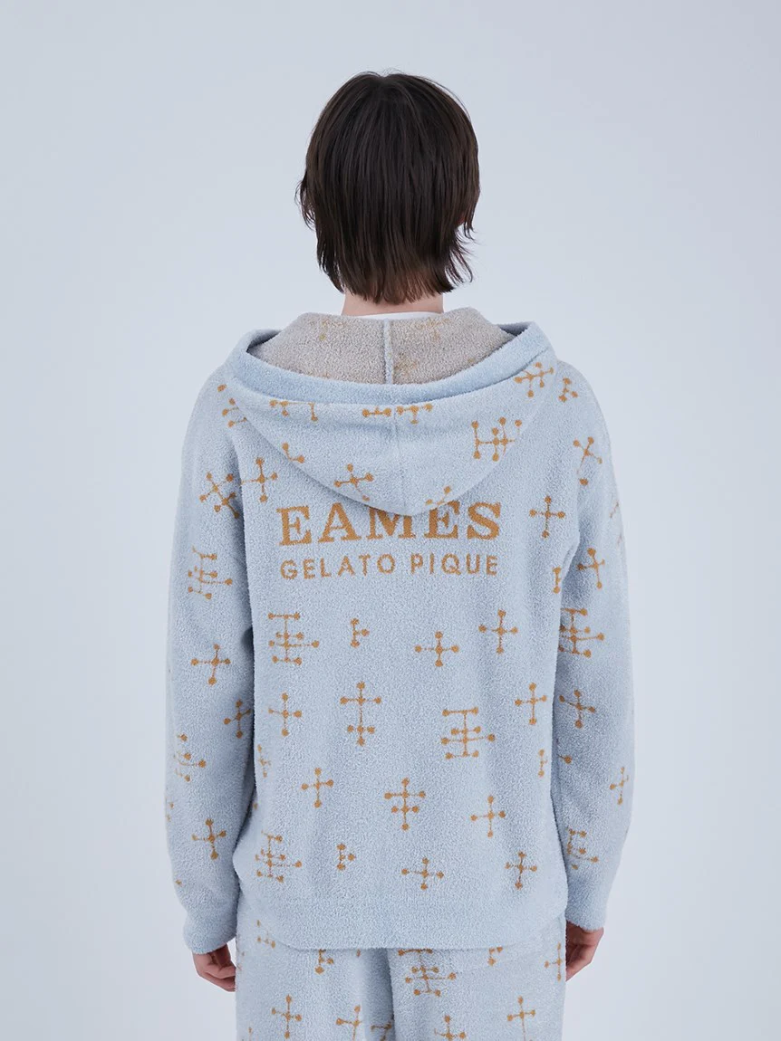 EAMES MENS Smoothie DOT PATTERN Jacquard Parka Hoodie