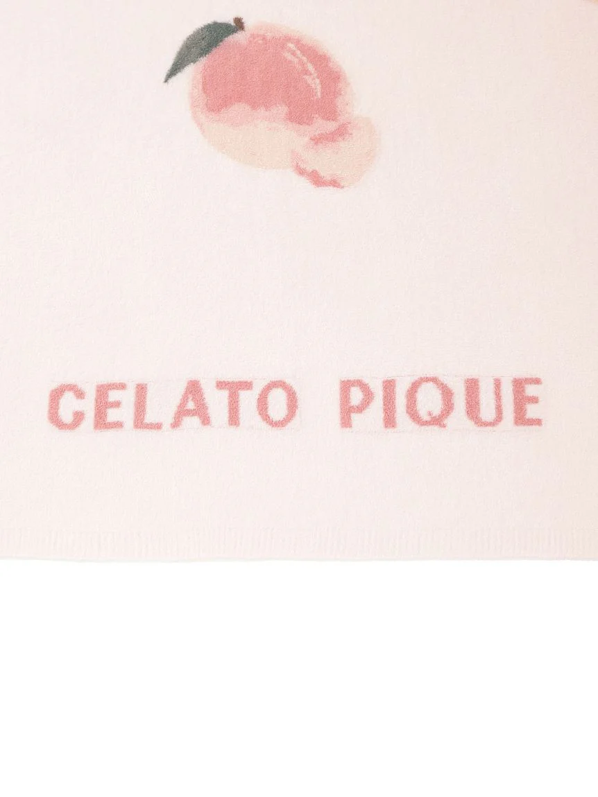 Smoothie Fruit Jacquard Half Blanket