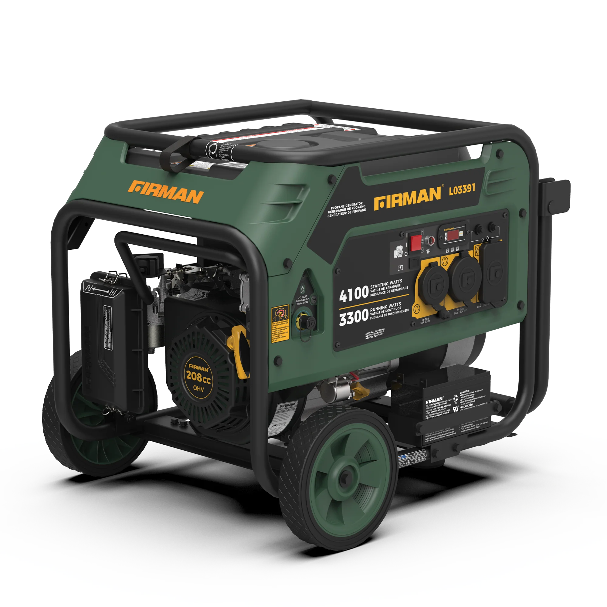 LPG Portable Generator 4100W Electric Start
