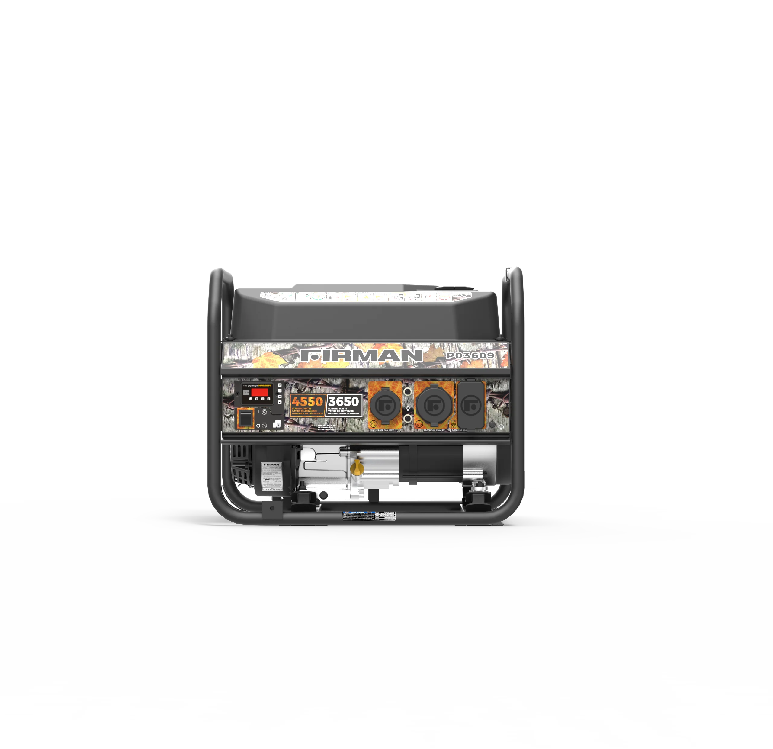 Gas Portable Generator 4550W Recoil Start 120V