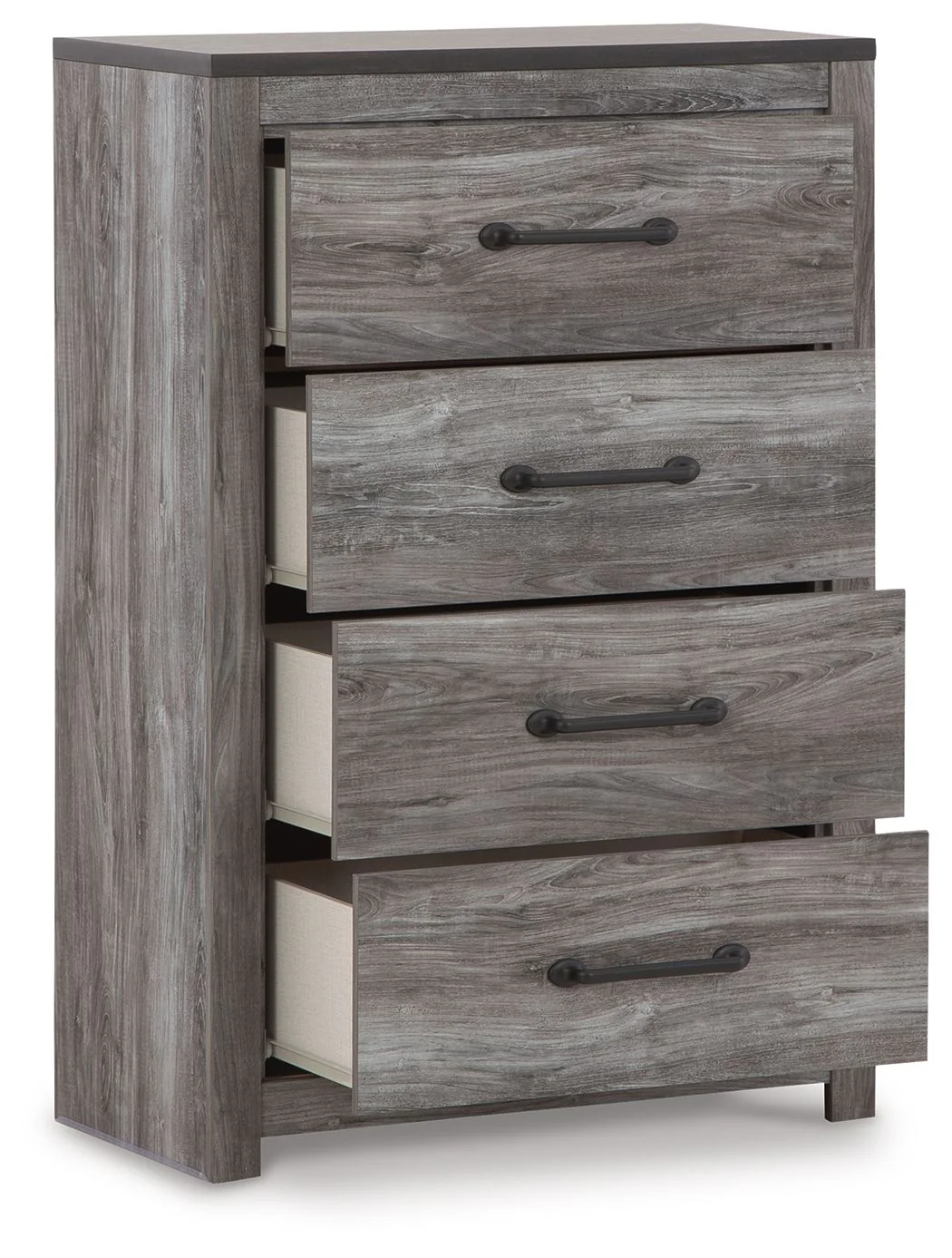 Bronyan - Four Drawer Chest - Dark Gray