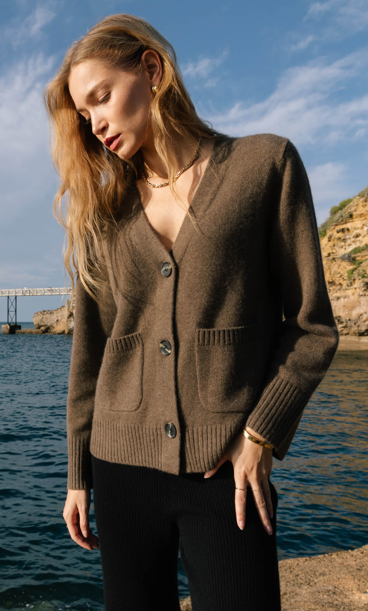Chiara Cashmere Cardigan