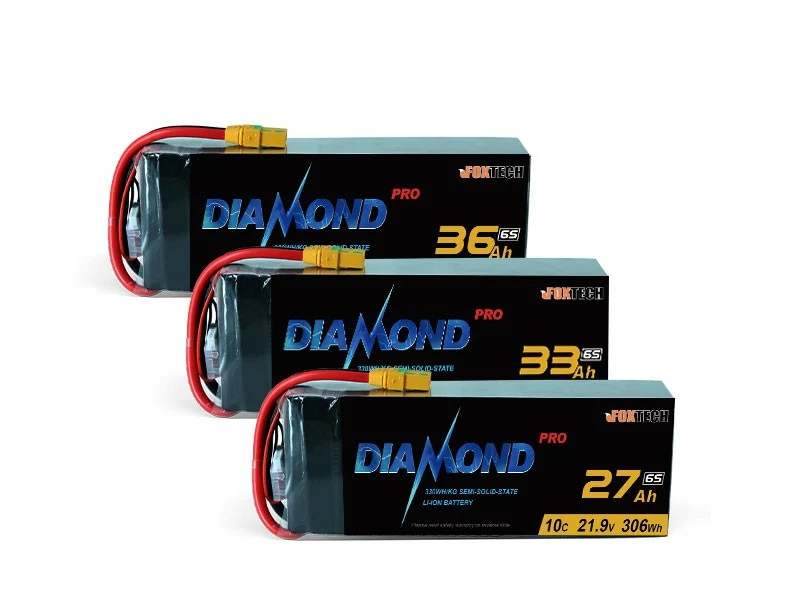 Diamond Pro 12S 43.8V 27Ah 33Ah 36Ah 330WH/KG Semi Solid State Li-ion Battery