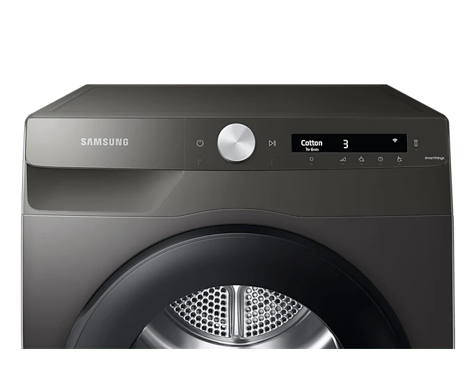 Samsung 220 volt 8KG Dryer Silver Graphite Heat Pump Ventless Self Condensing DV80T5220A-220v-SGR 220v 240 volts 50 hz