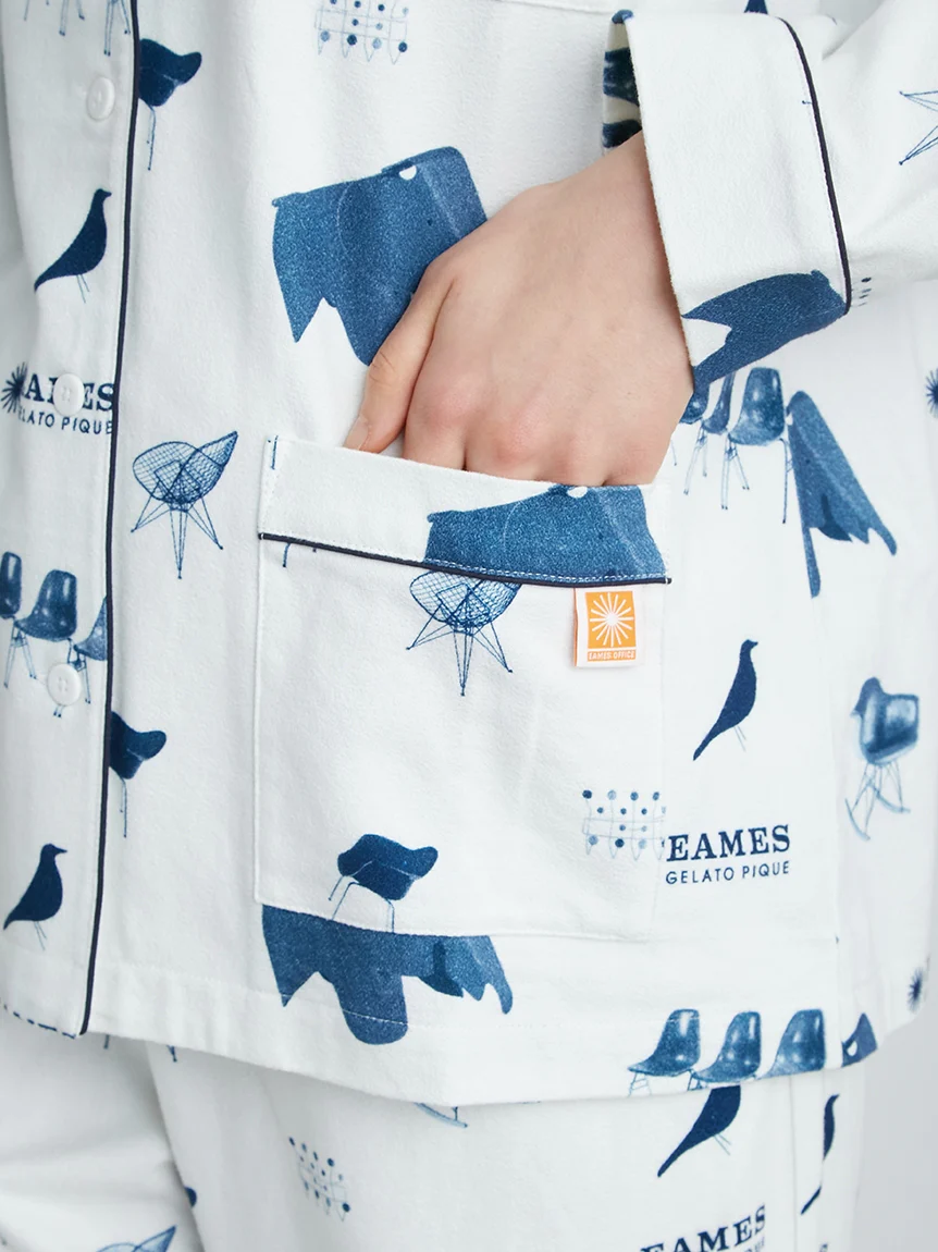 EAMES Chair Motif Women's Sleepwear Shirts