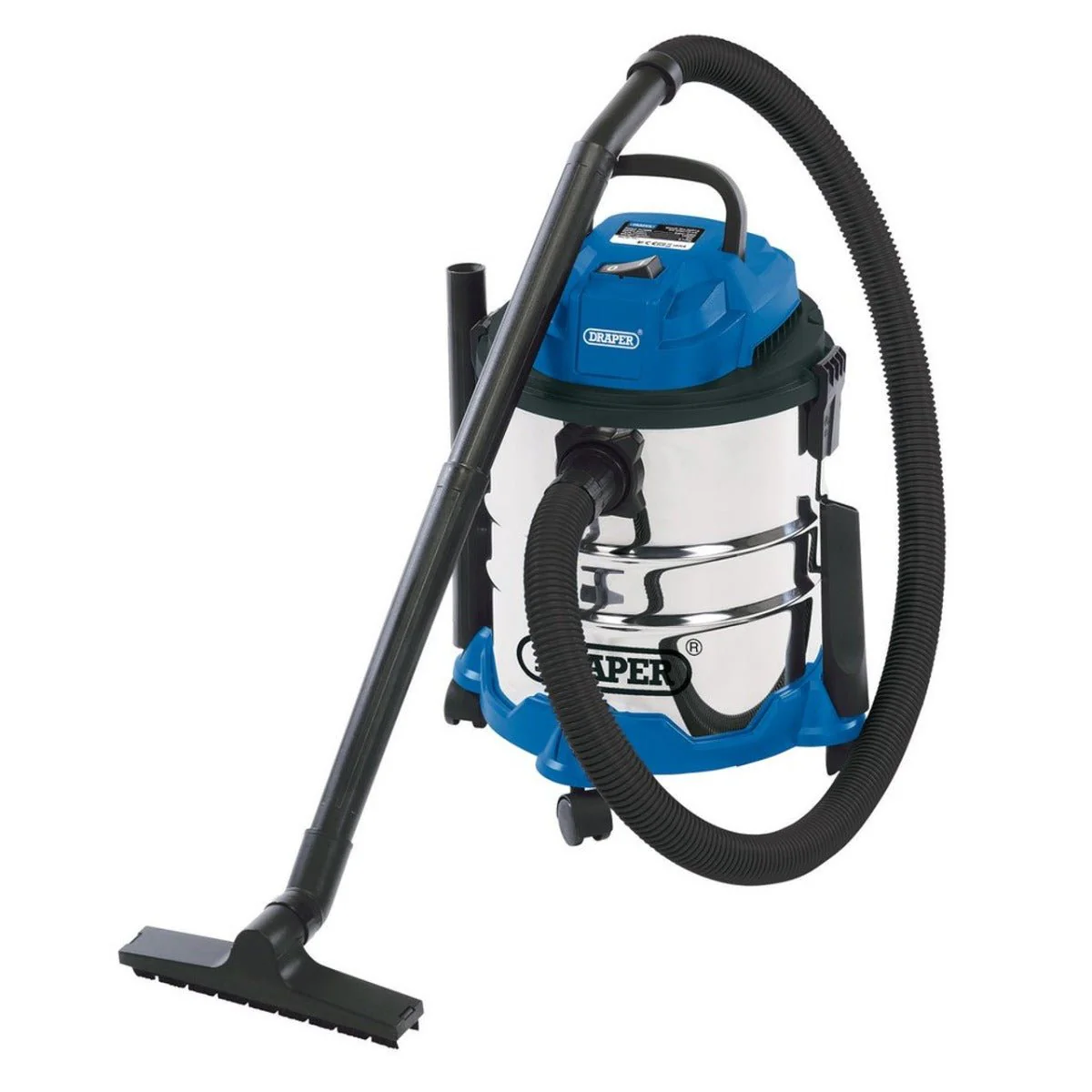 Dynastar Draper20515 Professional 220 volt 20 Liter wet dry shop vac drum vacuum 220v 240 volts 50 hz
