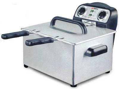 Alpina SF4008 Twin Steel Bowl 220/240 Volts Deep Fryer