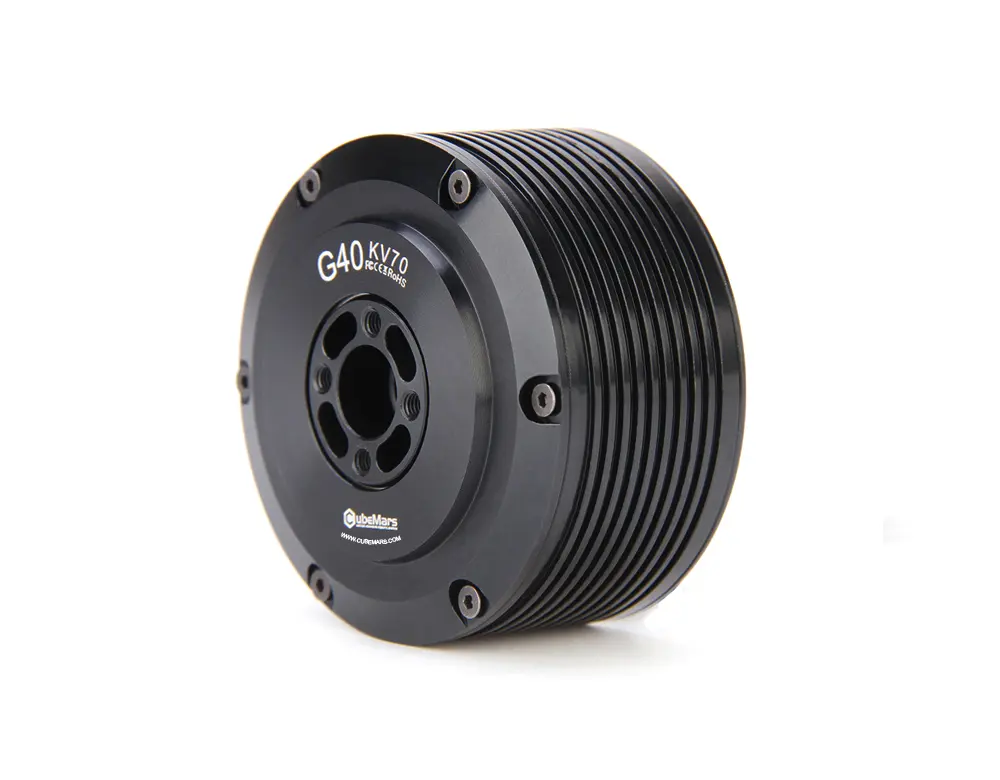 CubeMars G40 KV70 KV210 Gimbal Motor, Large Hollow Shaft, Low Cogging, High Torque Density, Waterproof