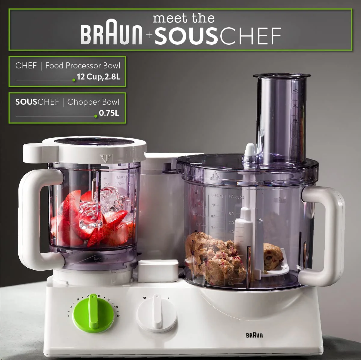 Braun FX3030 220 Volt Food Processor / Blender/ and citrus juicer 220 Volt/50 Hertz