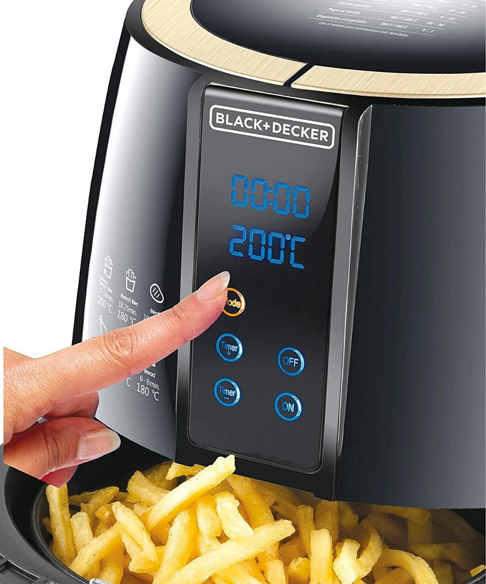 Black and Decker 220 volt Digital Air Fryer AF400-B5 4 Liter Air Fryer 220V 240 Volts 50 hz