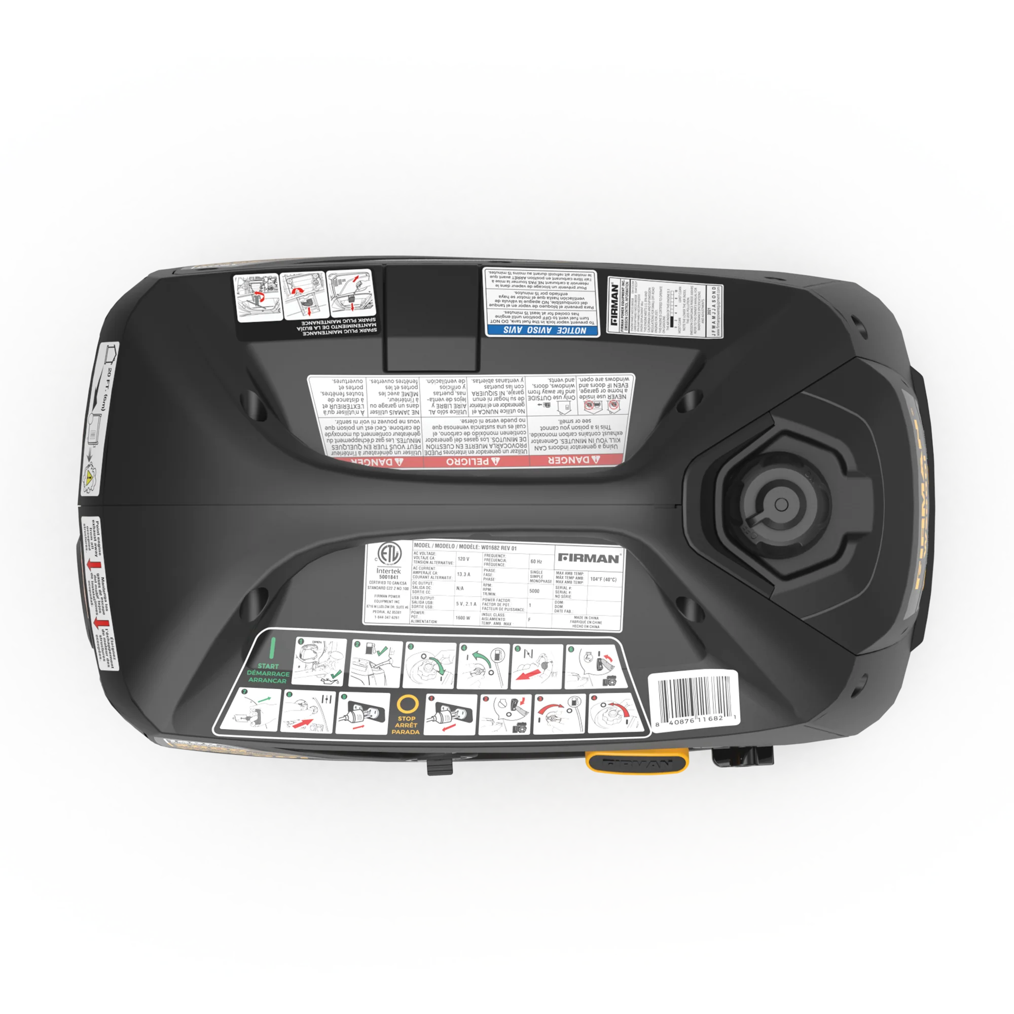 Refurbished Gas Inverter 2000W Recoil Start