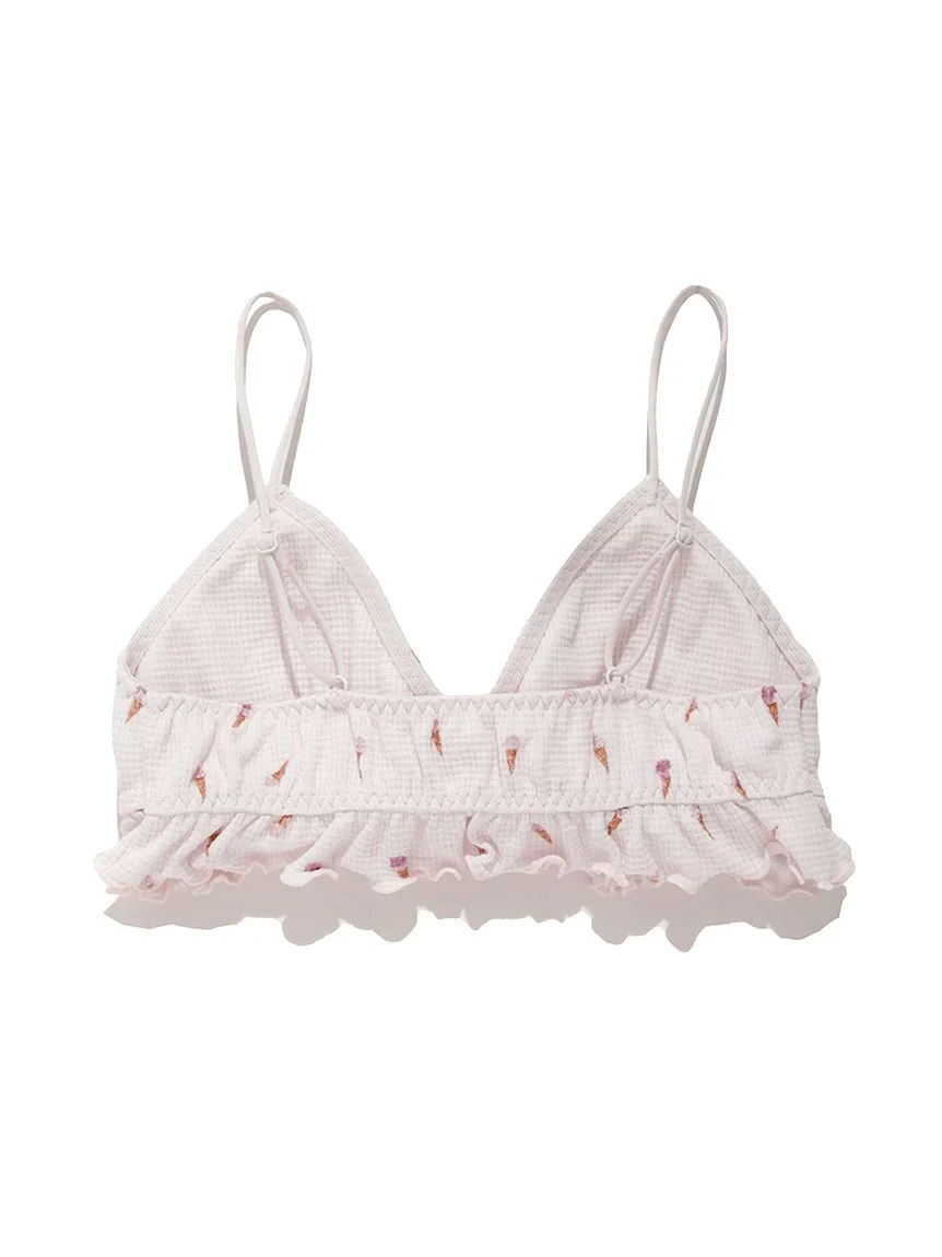 Ice Cream Waffle Bra & Underwear Set