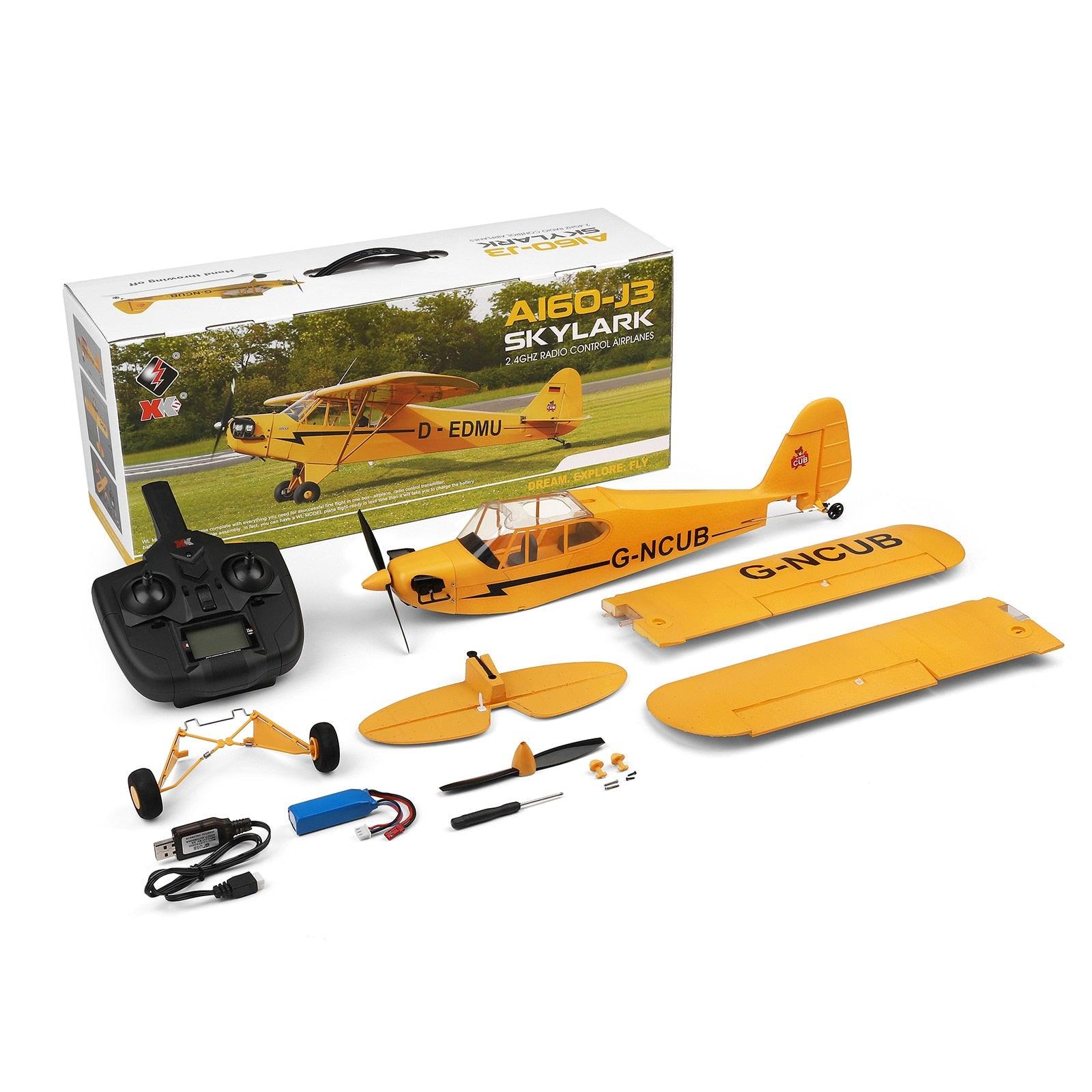 A160 RC Airplane - Outdoor Foam Fiexd Airplane 3D/6G 1406 Brushless Motor 2.4GHz 4CH Remote Control Airplane