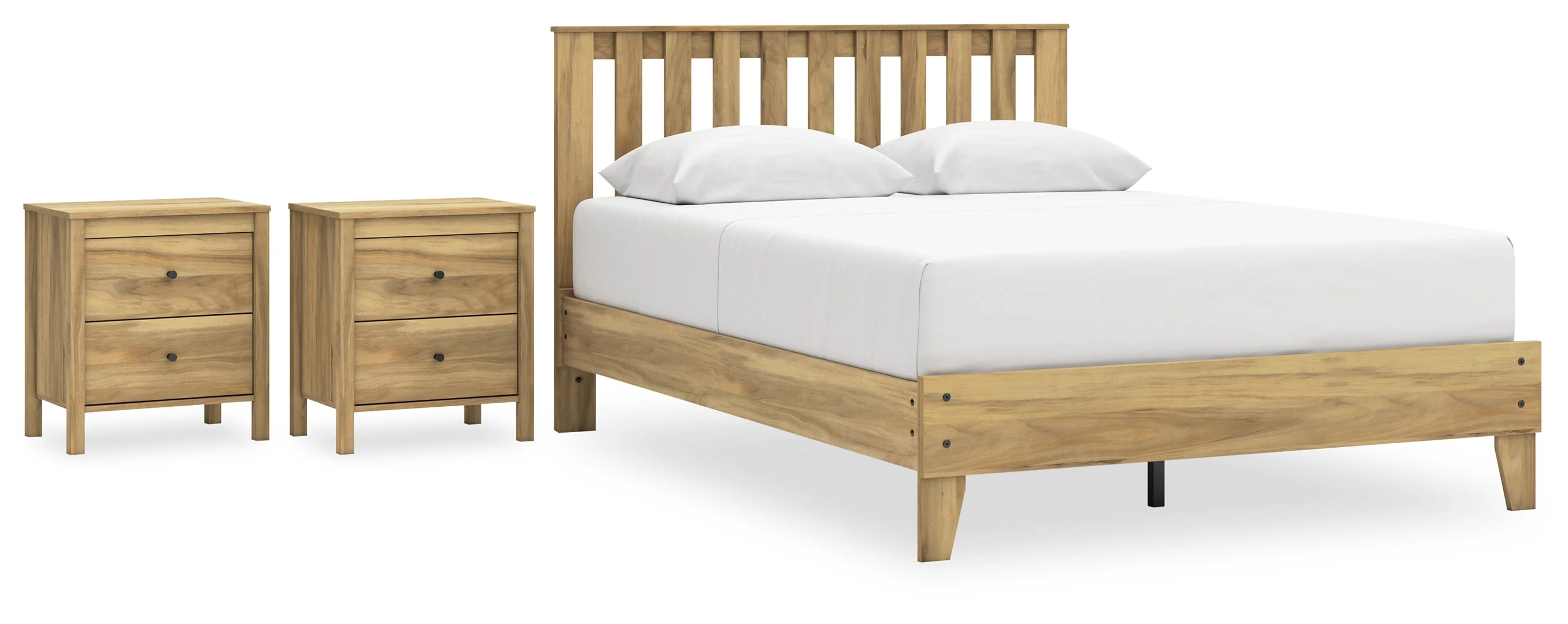 Bermacy Panel Headboard Bedroom Set