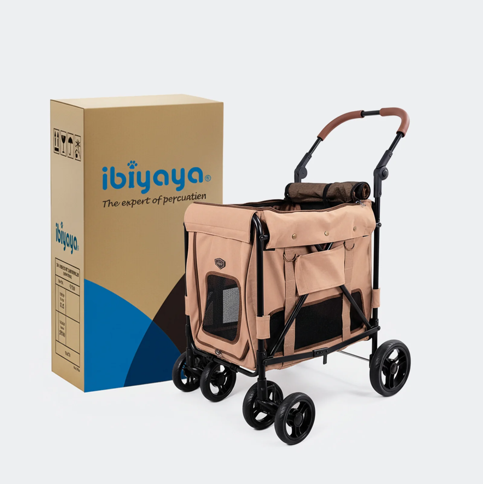 (Open-box item) Gentle Giant Pet Wagon Stroller with Detachable Carrier