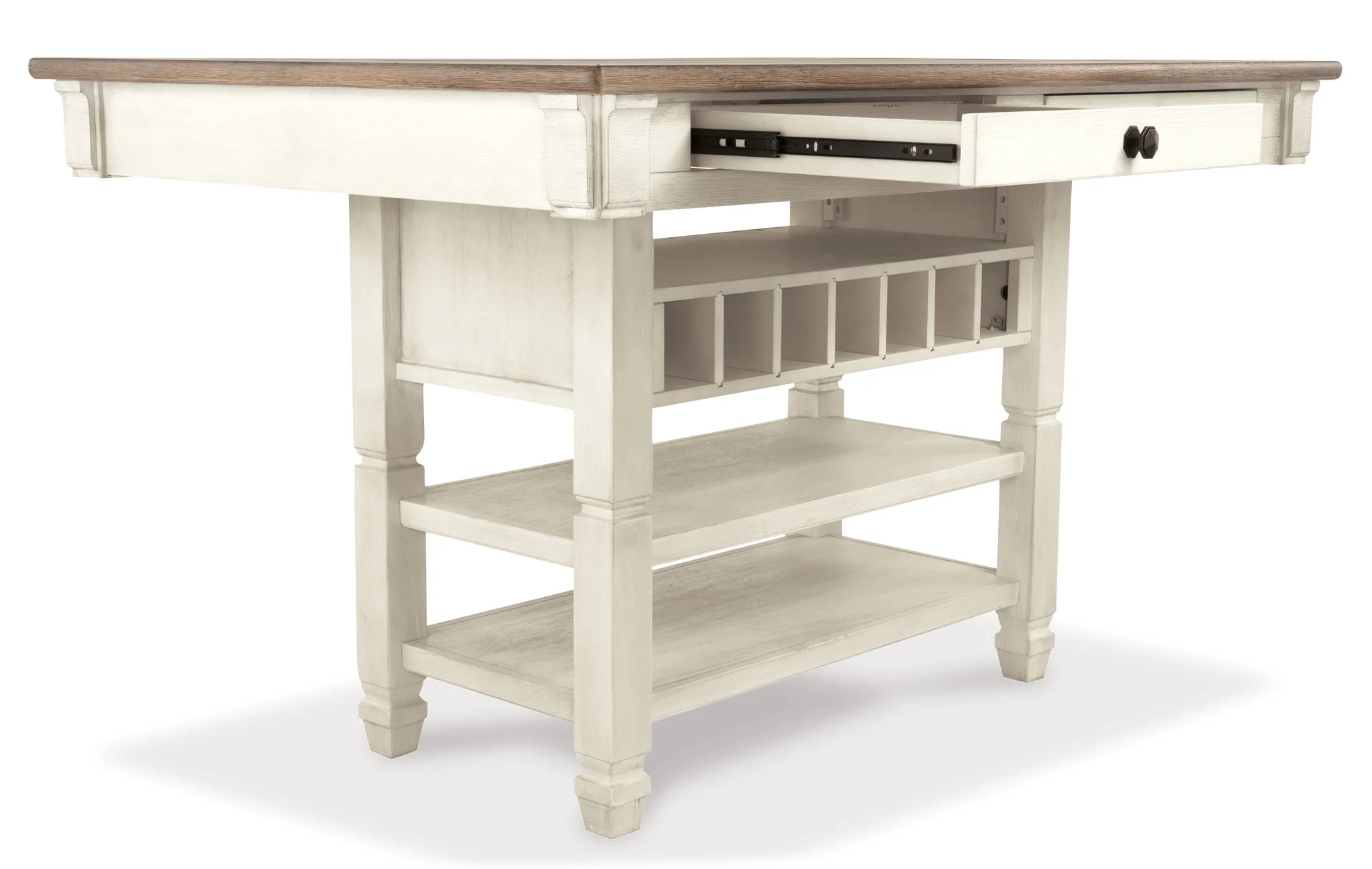 Bolanburg - Rectangular Dining Room Counter Table - Beige