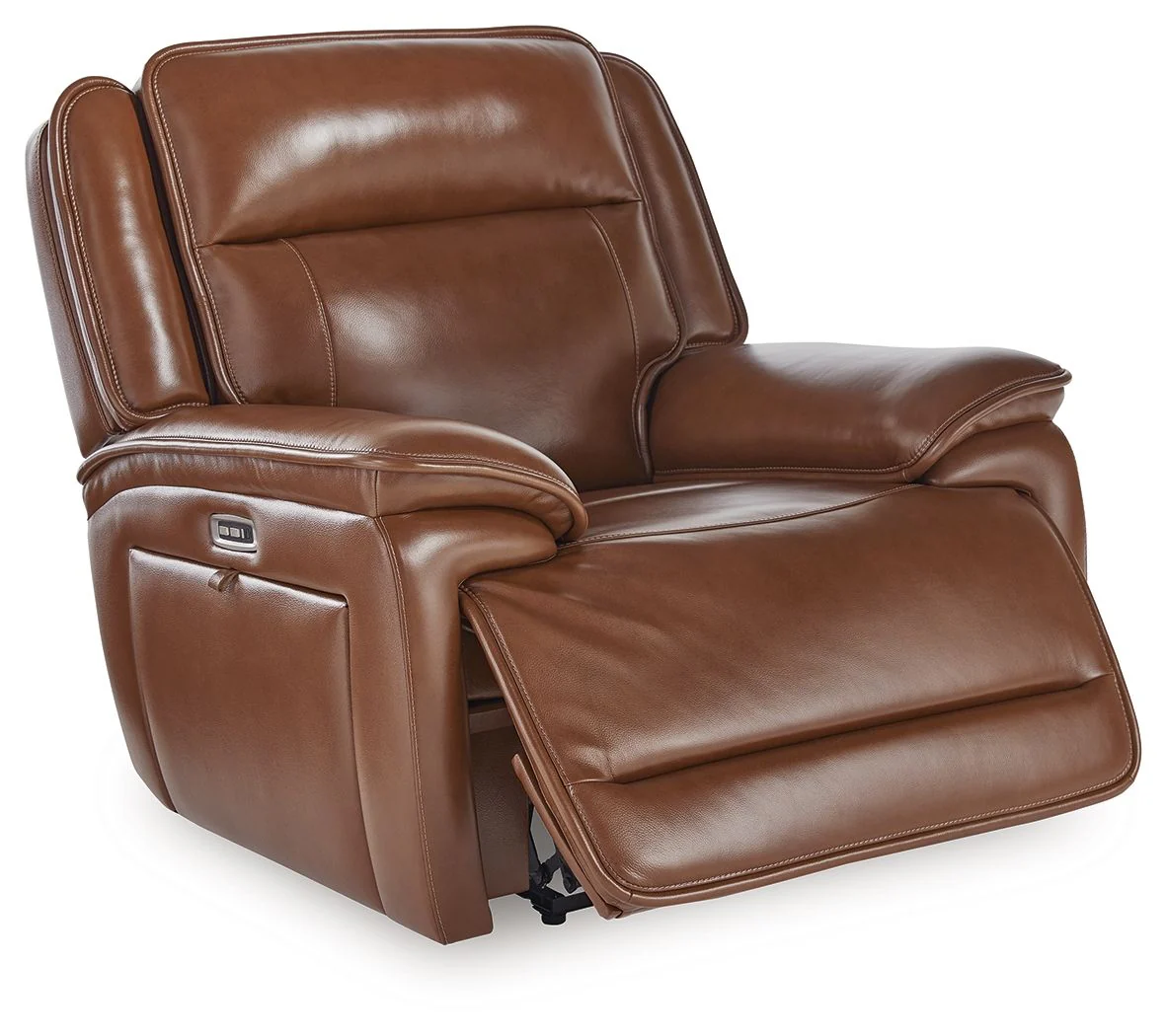 Healy Pier - Power Recliner / Adj Headrest - Chocolate
