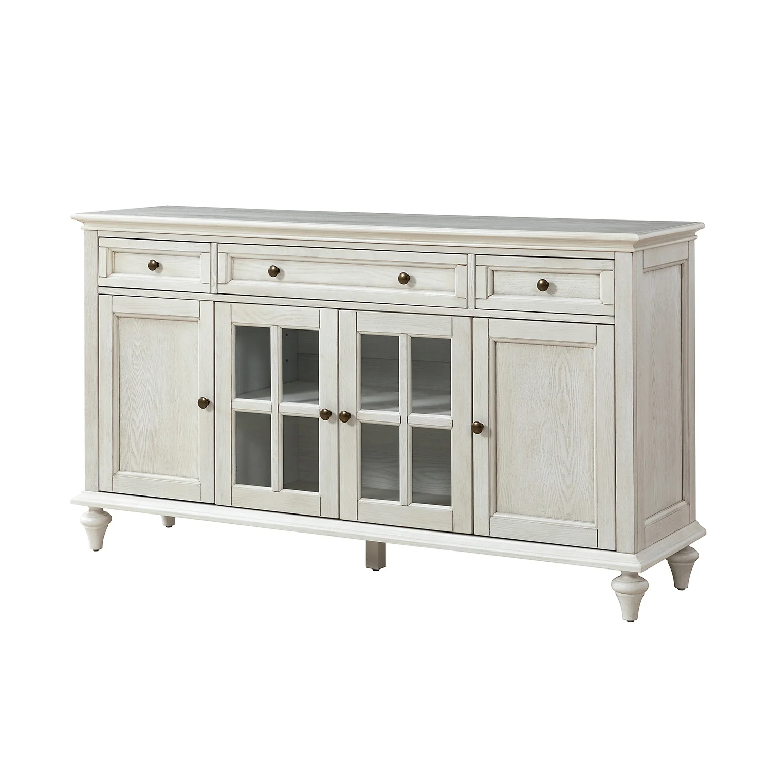 Alvise 3 Drawer Sideboard in White