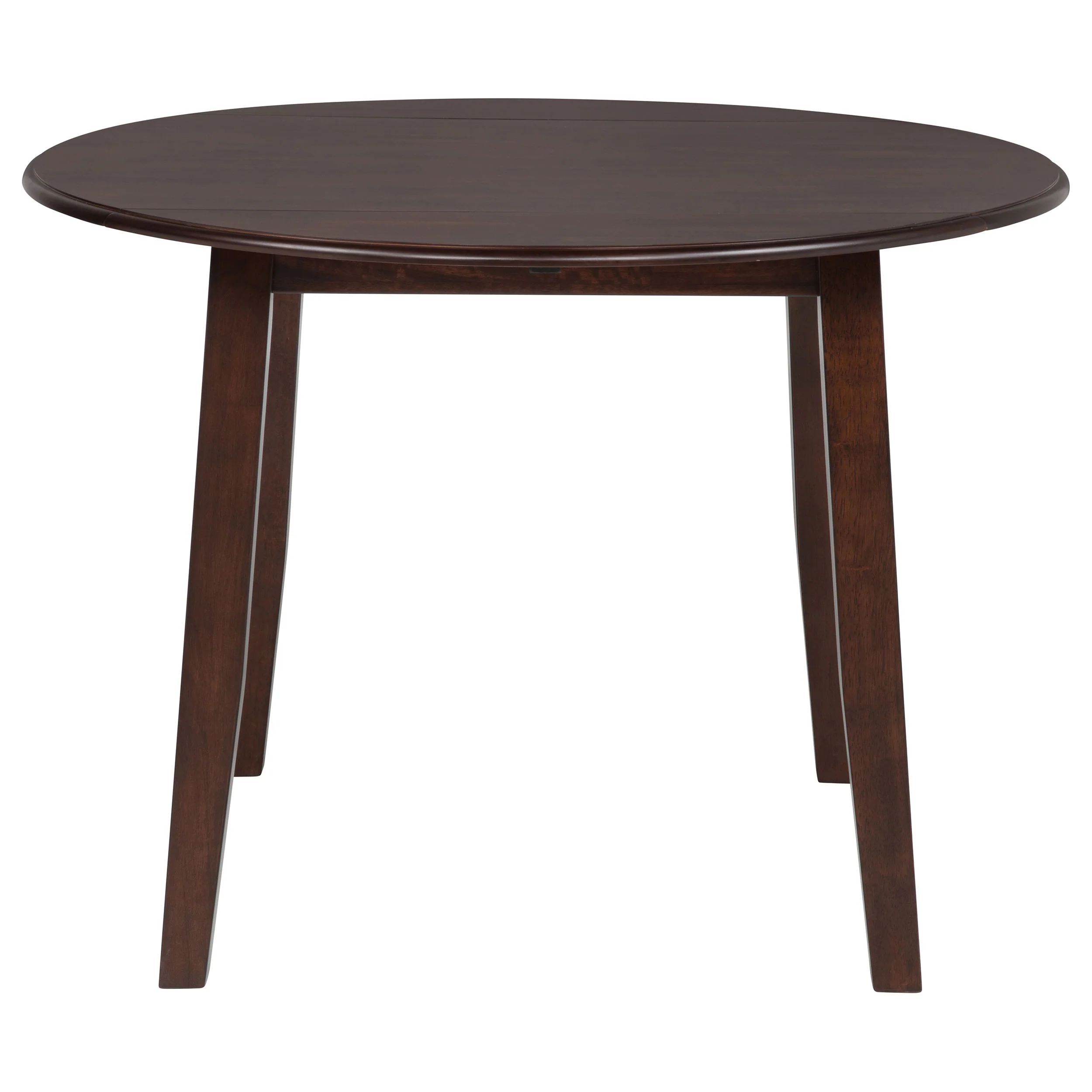 Barton 5-piece Round Wood Dining Table Set Dark Brown