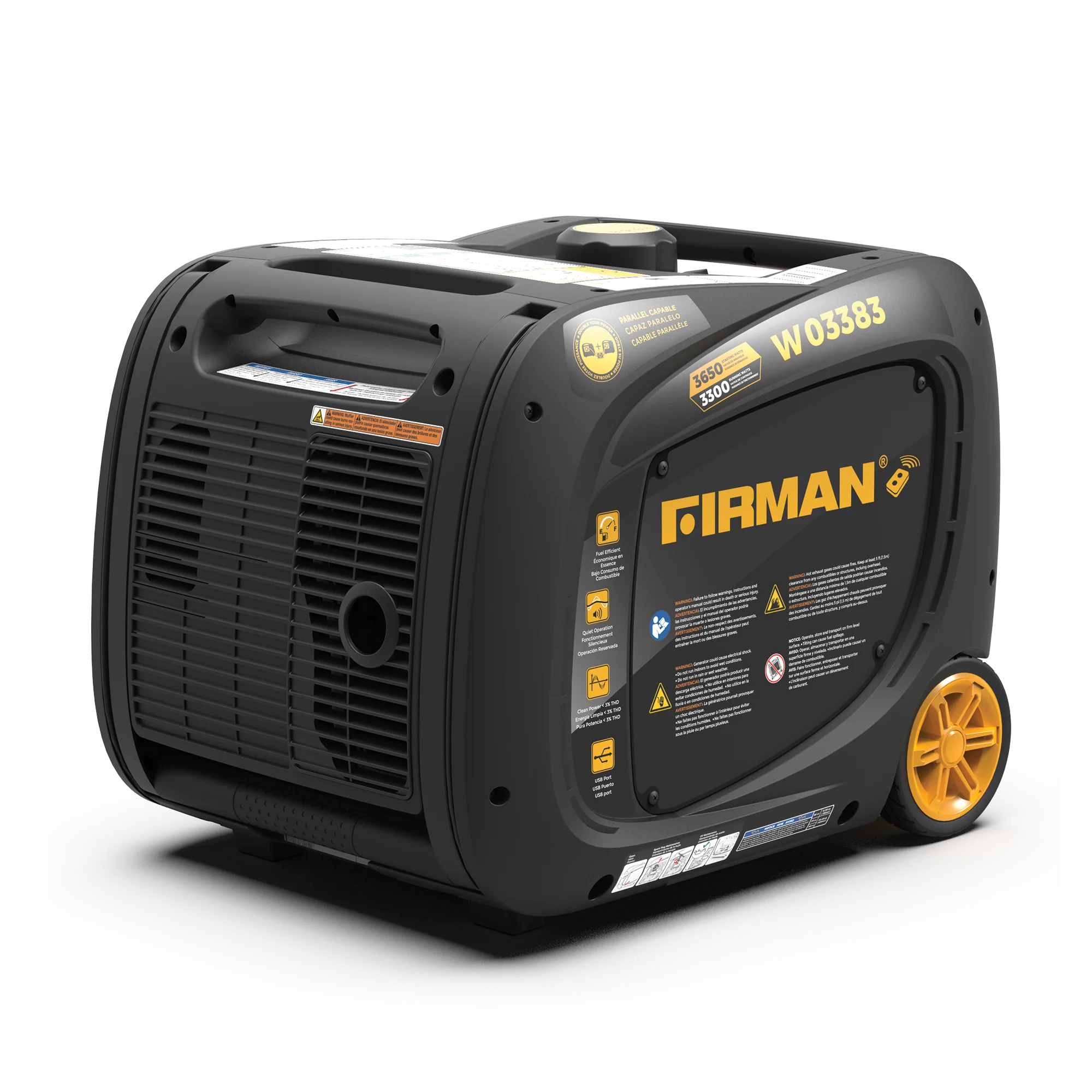 Inverter Portable Generator 3650W Remote Start