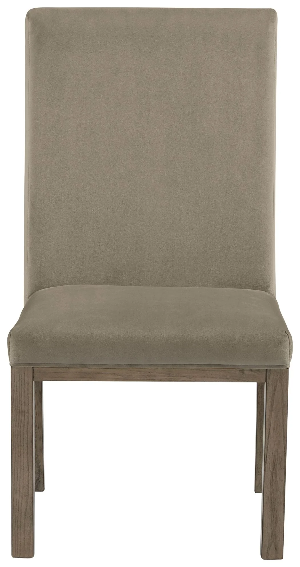 Chrestner - Dining UPH Side Chair (Set of 2) - Gray / Brown