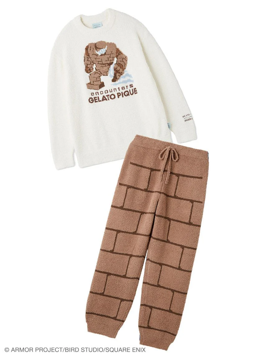 [Dragon Quest] Men’s Baby Moco Pullover & Monster Long Pants Set