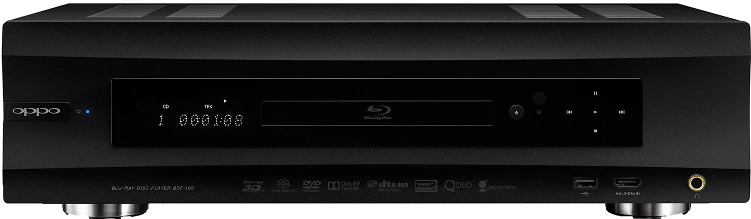 Oppo BDP-105 Region Free Blu-Ray DVD Player Darbee Edition