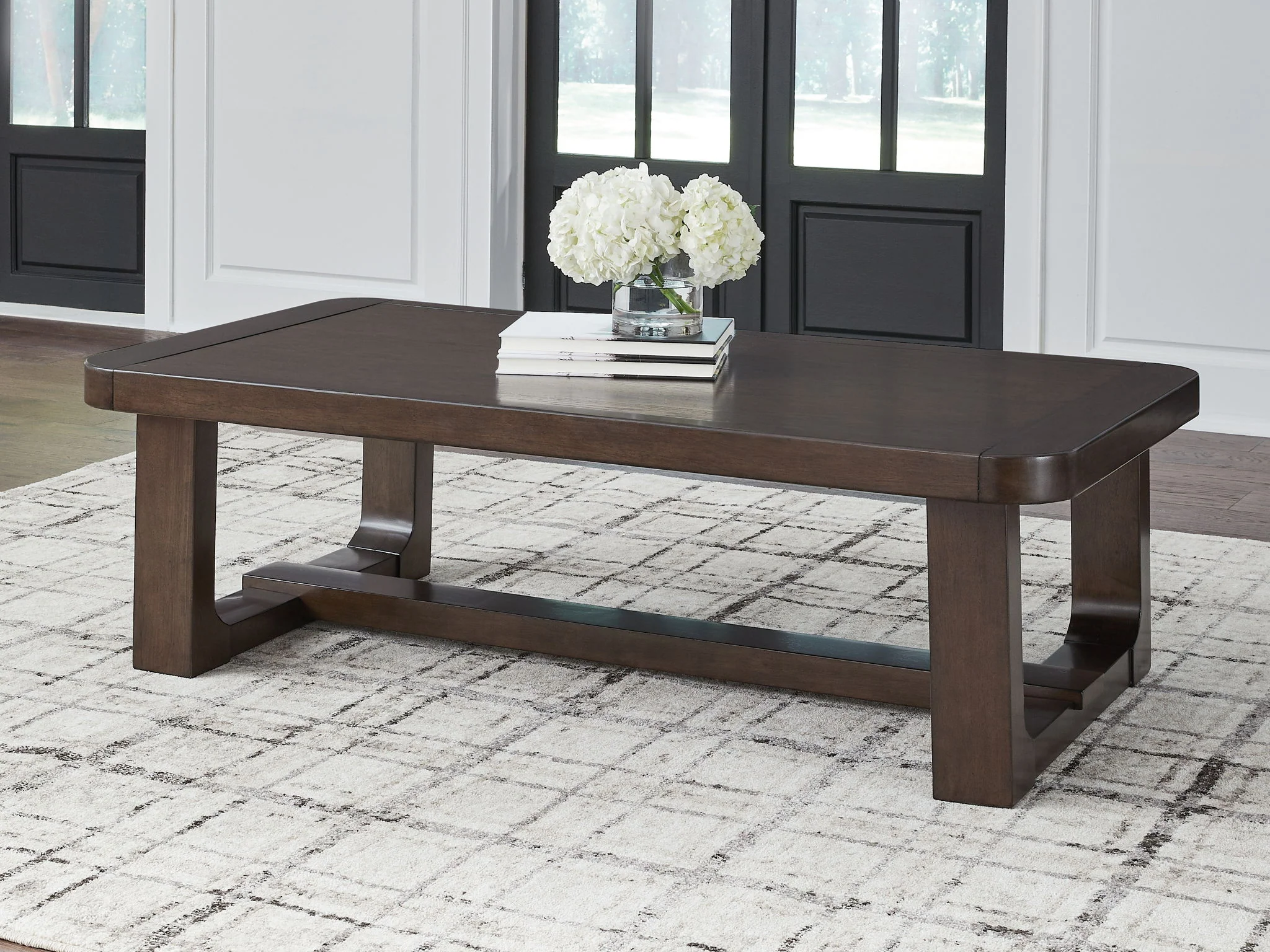 Breckington - Rectangular Cocktail Table - Dark Brown