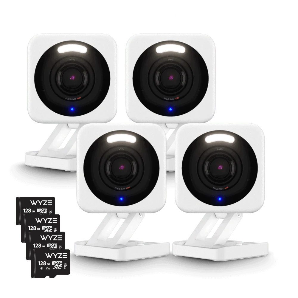 Wyze Cam v4 Home Security Bundle